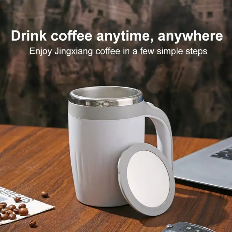 Magnetic Rotating Coffee Cup 2023 380ml Fully Automatic Portable Battery Lazy Wholesale Water Bottle Stirring Cup Creative Hot