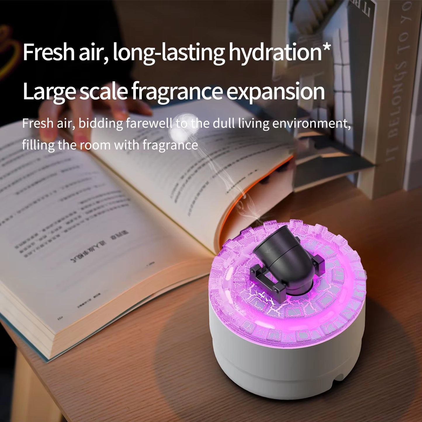 Cannon Blast Aroma Humidifier Aroma Diffuser Cannon Blast Turret Aromatherapy Humidifier Air Humidifier for Home Office Bedroom