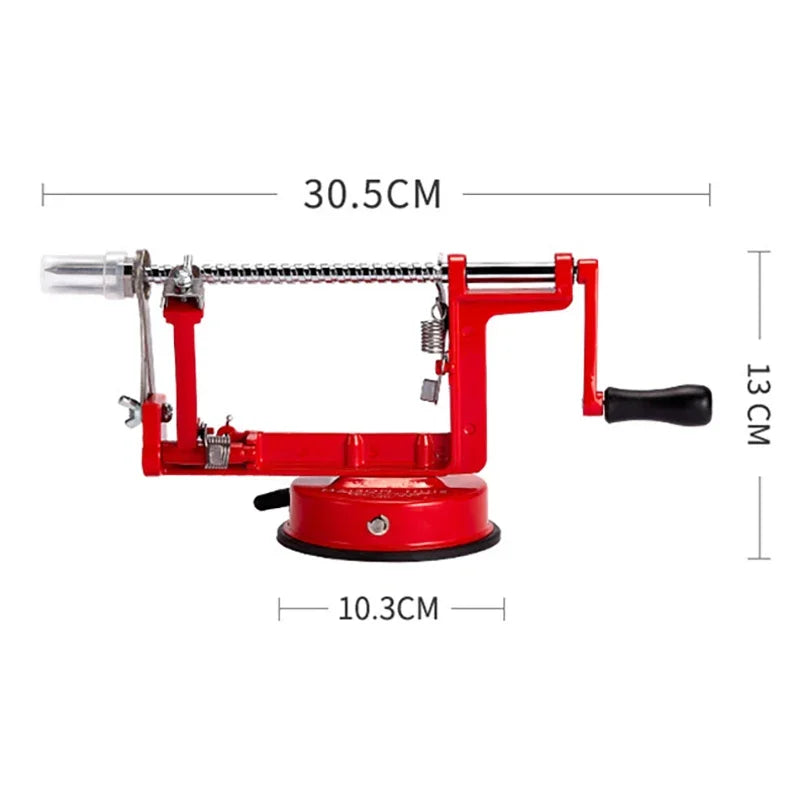 5S Quick Peeler Corer Cutter 3In1 Hand-cranked Fruit Vegetable Peeler Stainless Steel Spiral French Fry Cutter Kitchen Gadgets