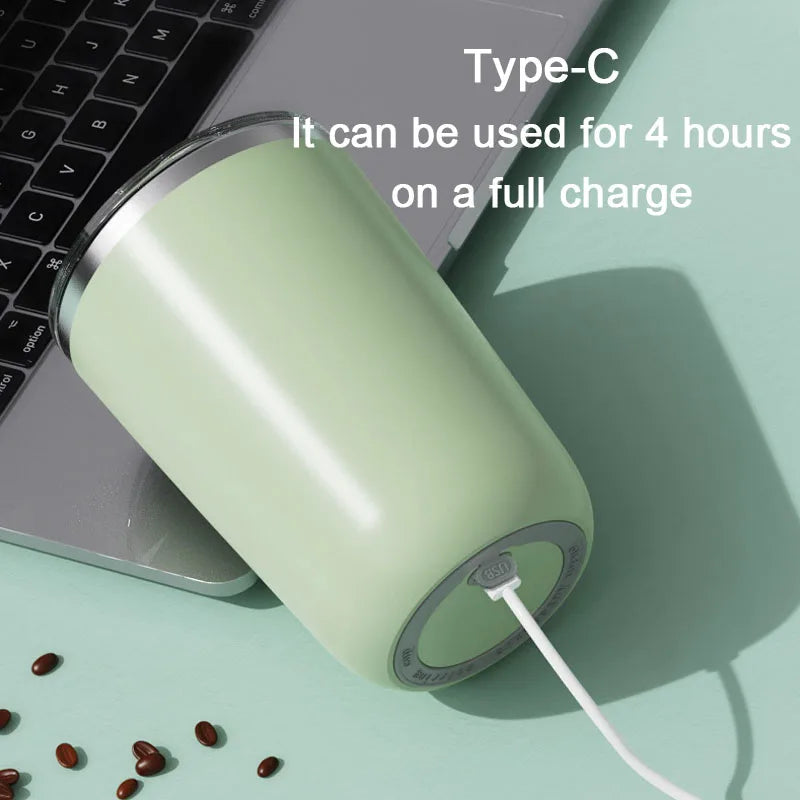 USB Rechargeable Automatic Coffee Mixing Cup Self Stirring Magnetic Mug Stainless Steel Milk Blender Smart Mixer Water Cup