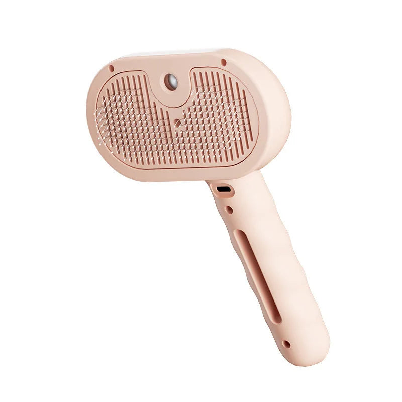 Upgraded Pet Spray Grooming Comb With 20ml Essence Steamy Floating Hair Removal Cleaning Steam Brush For Dogs Cats Accessories