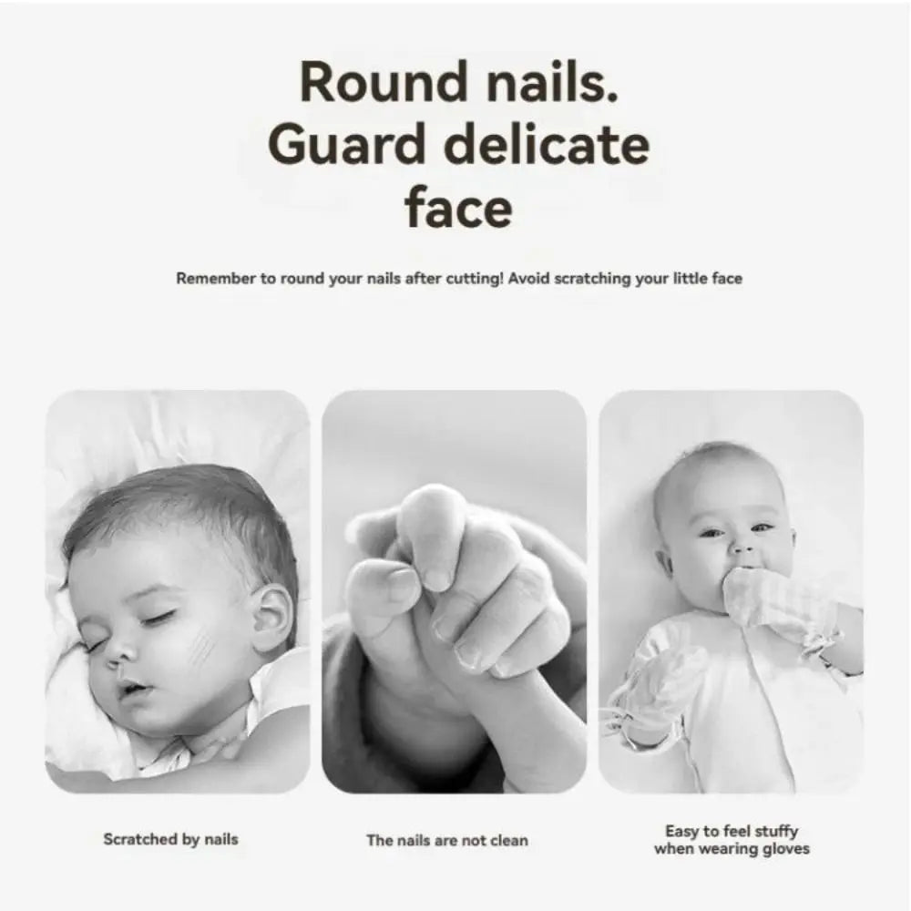 Portable Electric Baby Nail Trimmer 6 Grinding Heads Child's Baby Nail Grinder Silent Safety Newborn Nail Clippers Infants
