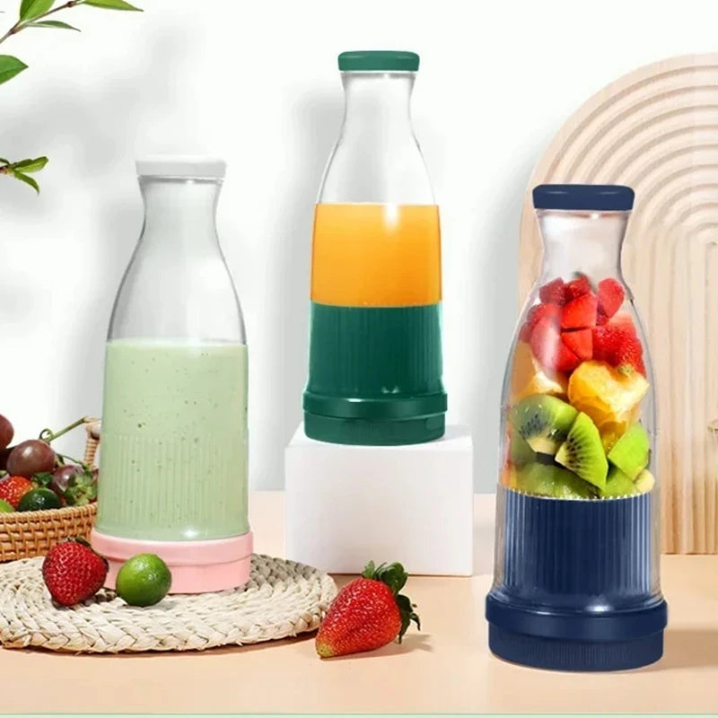 Electric Orange Juicer Bottle Portable Juicer Blender Wireless Fresh Juice Extractors Mixer Kitchen Fruit Squeezer Blender